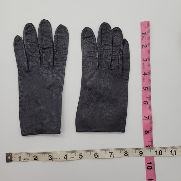 Lot of 3 Womens‎ Small Vintage Leather Gloves - Picture 6 of 9